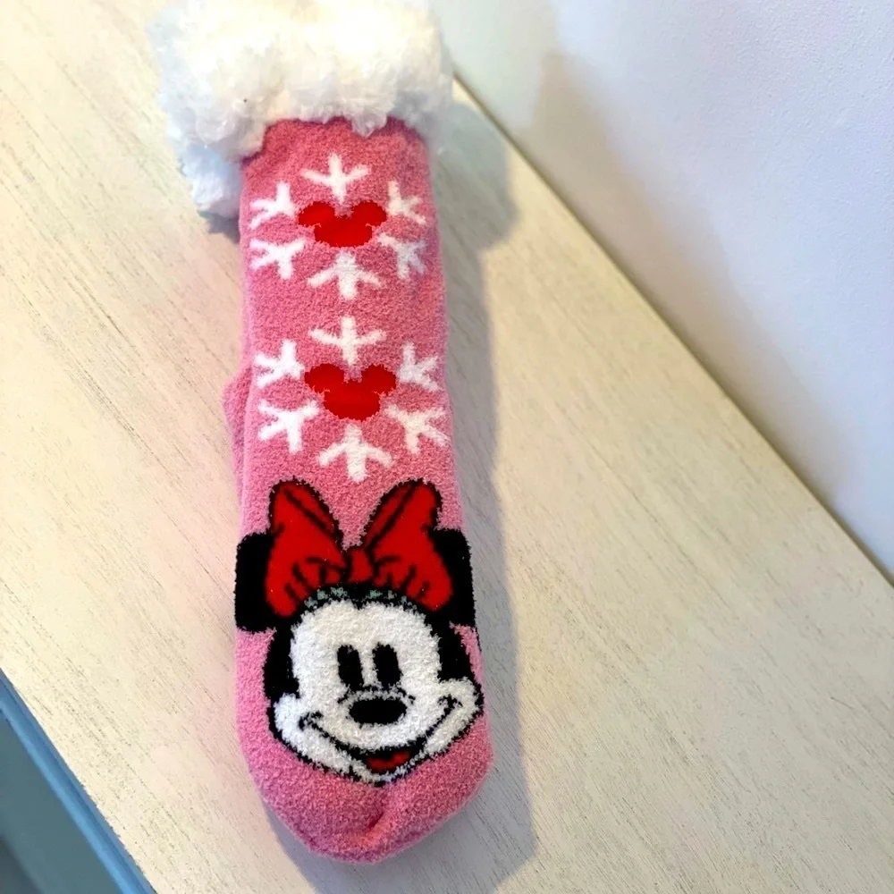 Mini Mouse Slipper Socks! NWT 💖